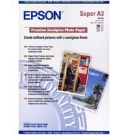 Epson Premium Semigloss Photo Paper 251 g, A3+ 20 ark